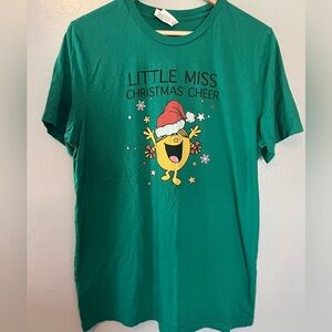 Little Miss Christmas Cheer short sleeve tshirt size large